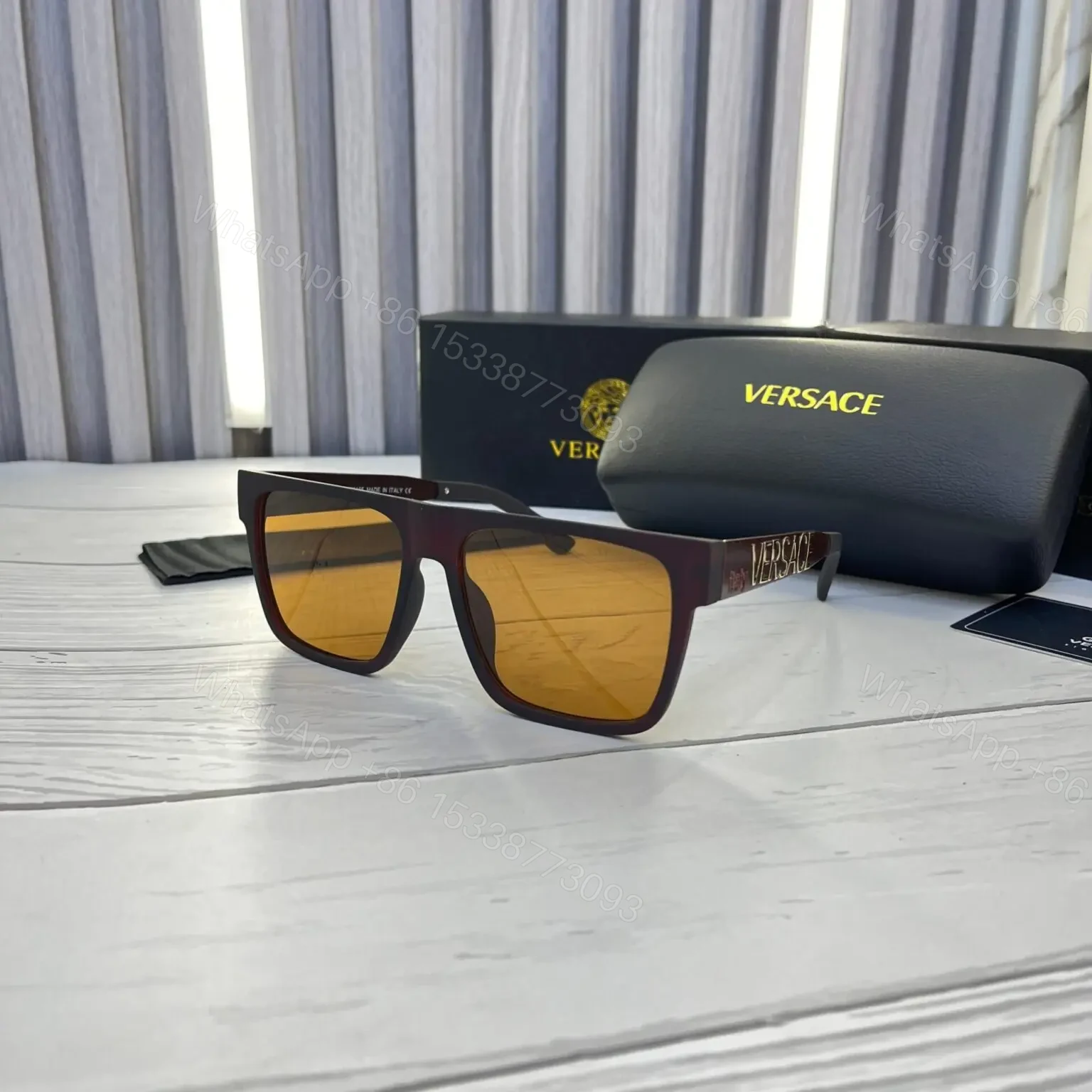 Versace Wayfarer Sunglass Black — view 1