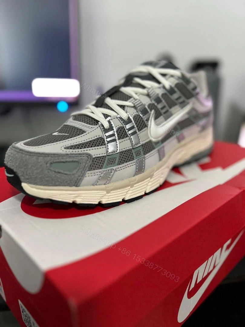 View 3 of FIRST COPY NIKE P-6000 TRAINER FLAT PEWTER FOR MEN