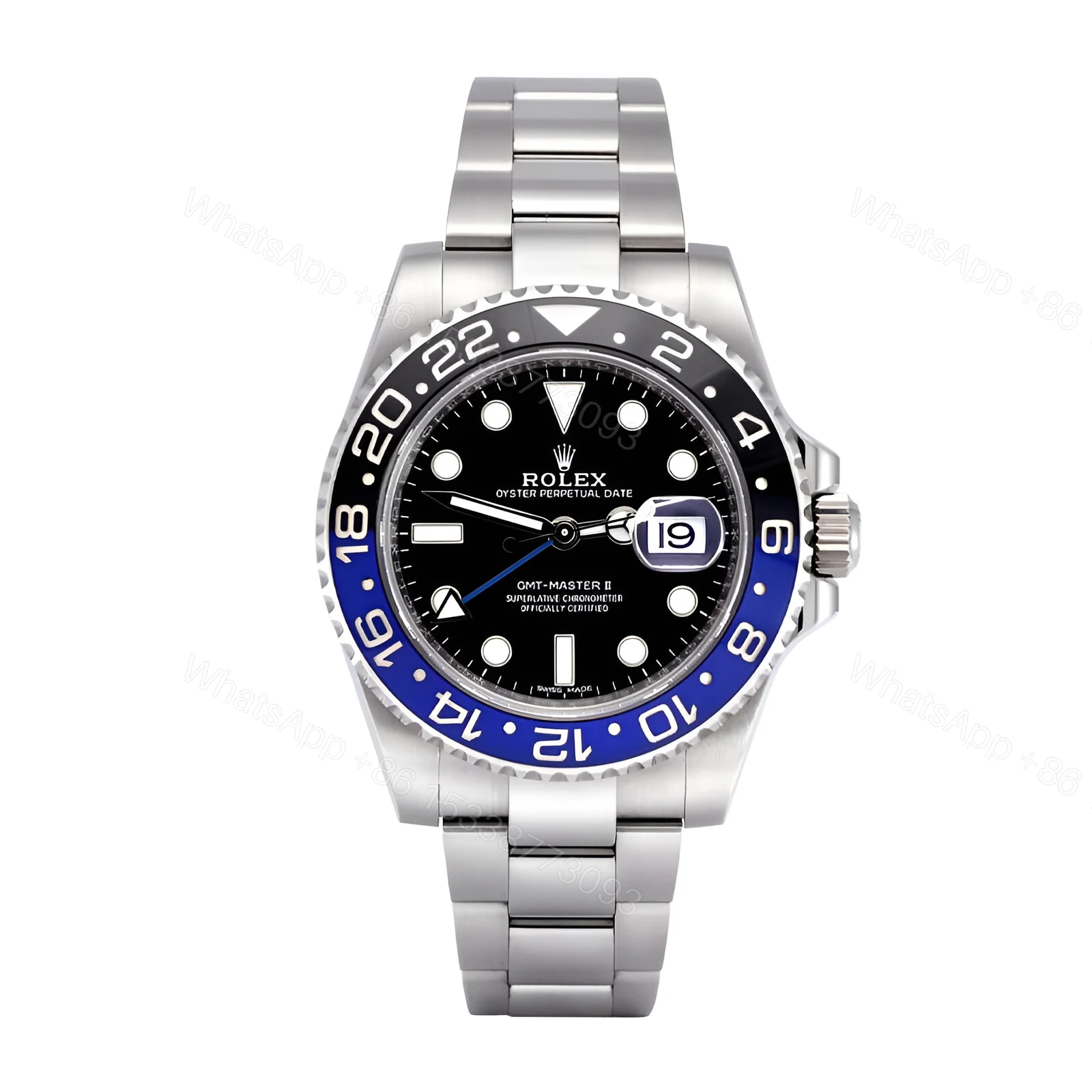 Rolex GMT-Master II Black Dial Batman Bezel 116710BLNR Oyster Replica — view 1