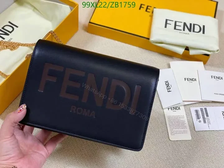 View 17 of Fendi Duplicate Chain Wallet Fendi Roma ZB1778