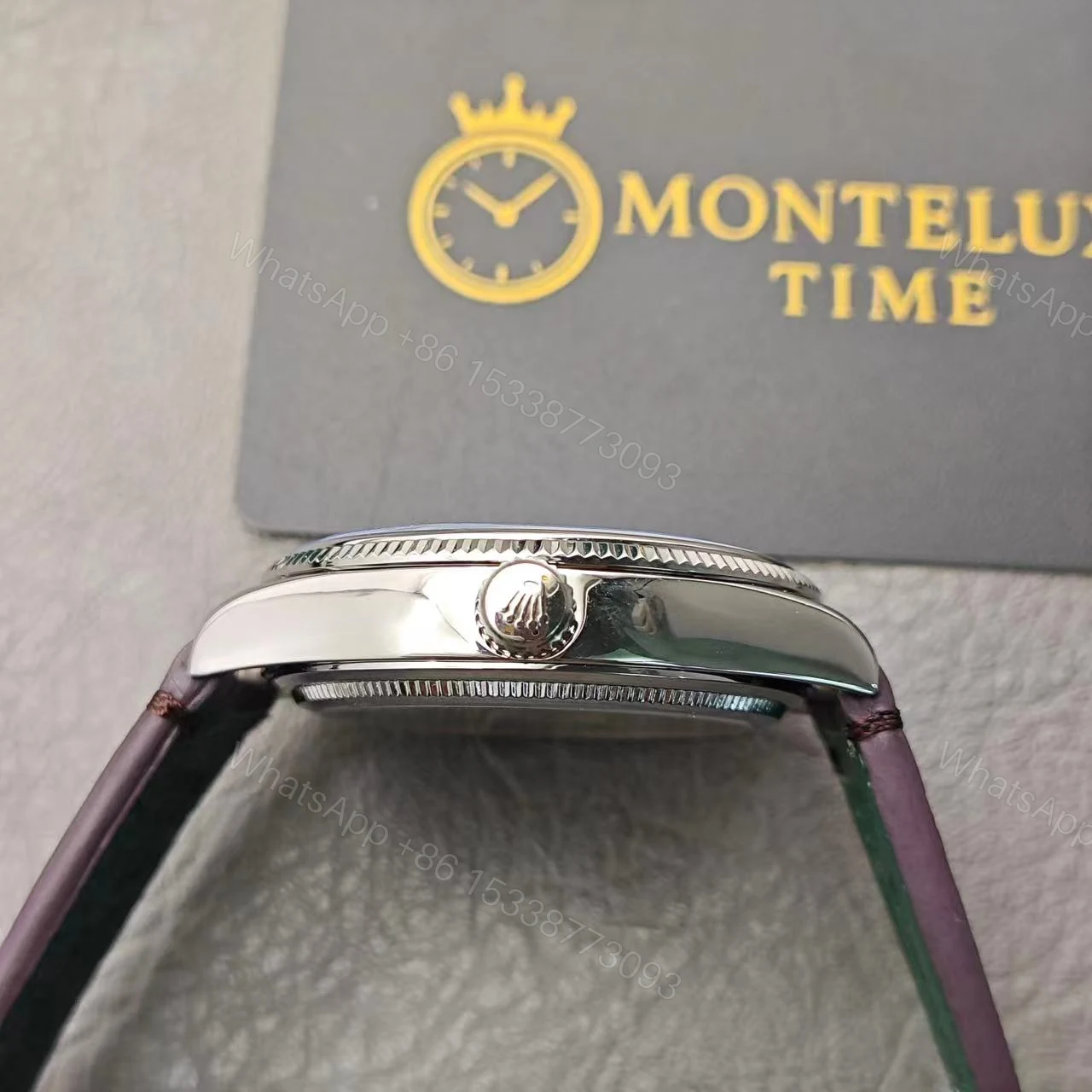 View 13 of New 2024 1908 Replica Rolex Perpertual 39mm Platina