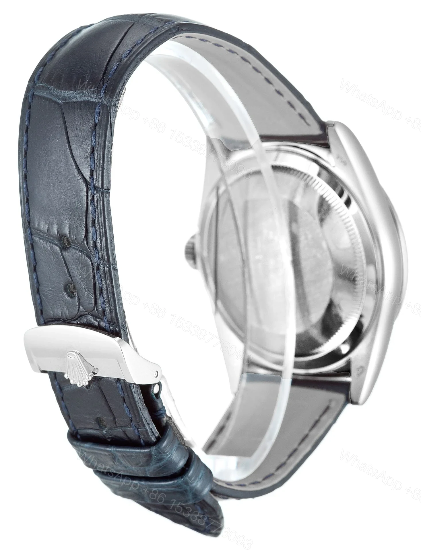 View 3 of Replica Rolex Day-Date Blue Dial 118139 36 mm
