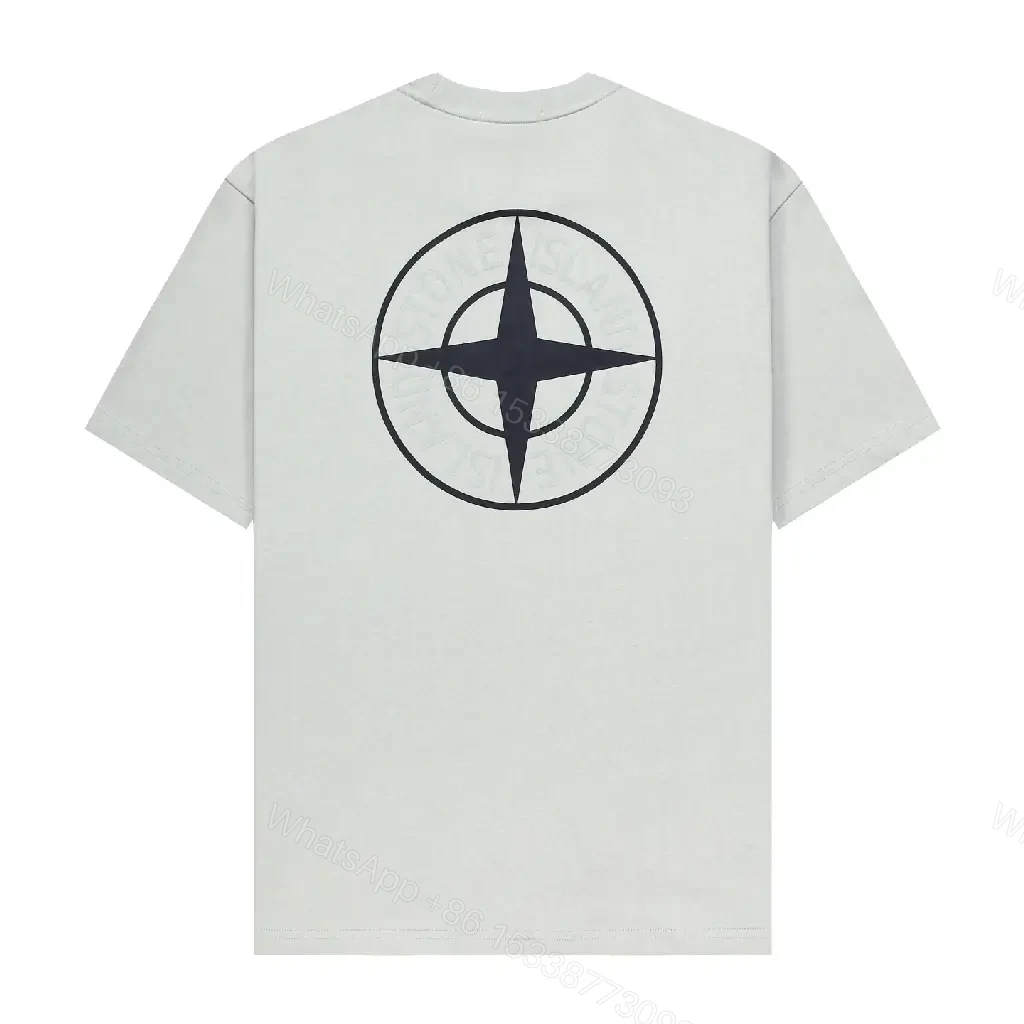 View 7 of Minimalist Tee: Soft Classic Crewneck with Subtle Graphic