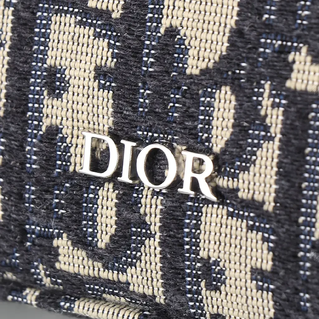 View 3 of Chic Micro-D Dioriac Shoulder Bag: Designer Pattern, Elevated Edge