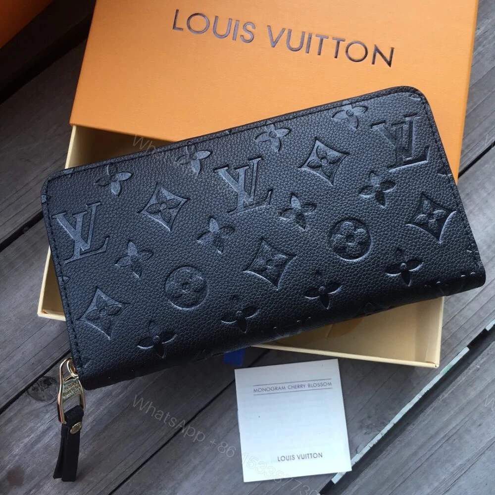 View 2 of Louis Vuitton Zippy Wallet Monogram Black 19Cm M61864