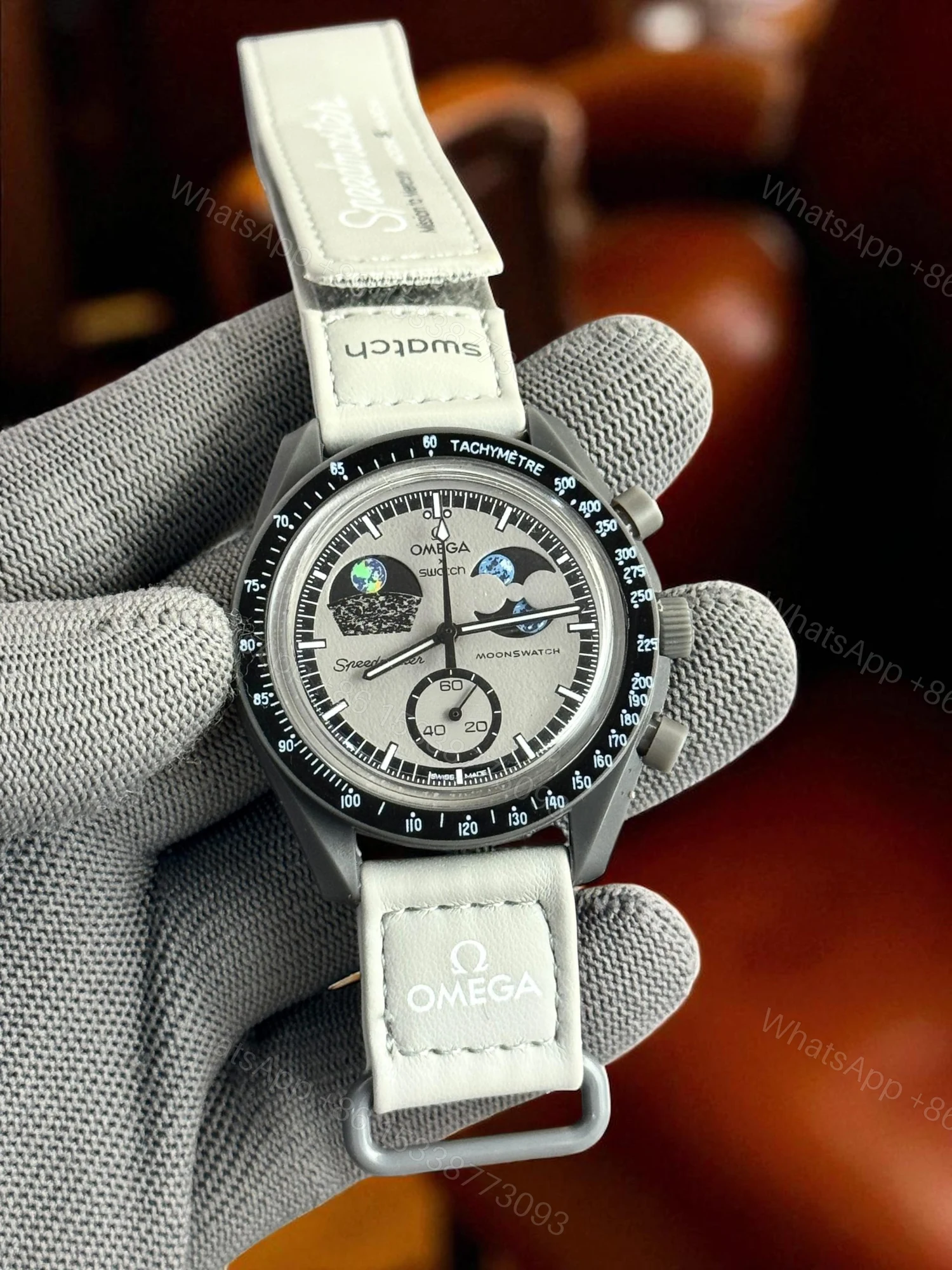 View 4 of FIRST COPY Omega space branded watch