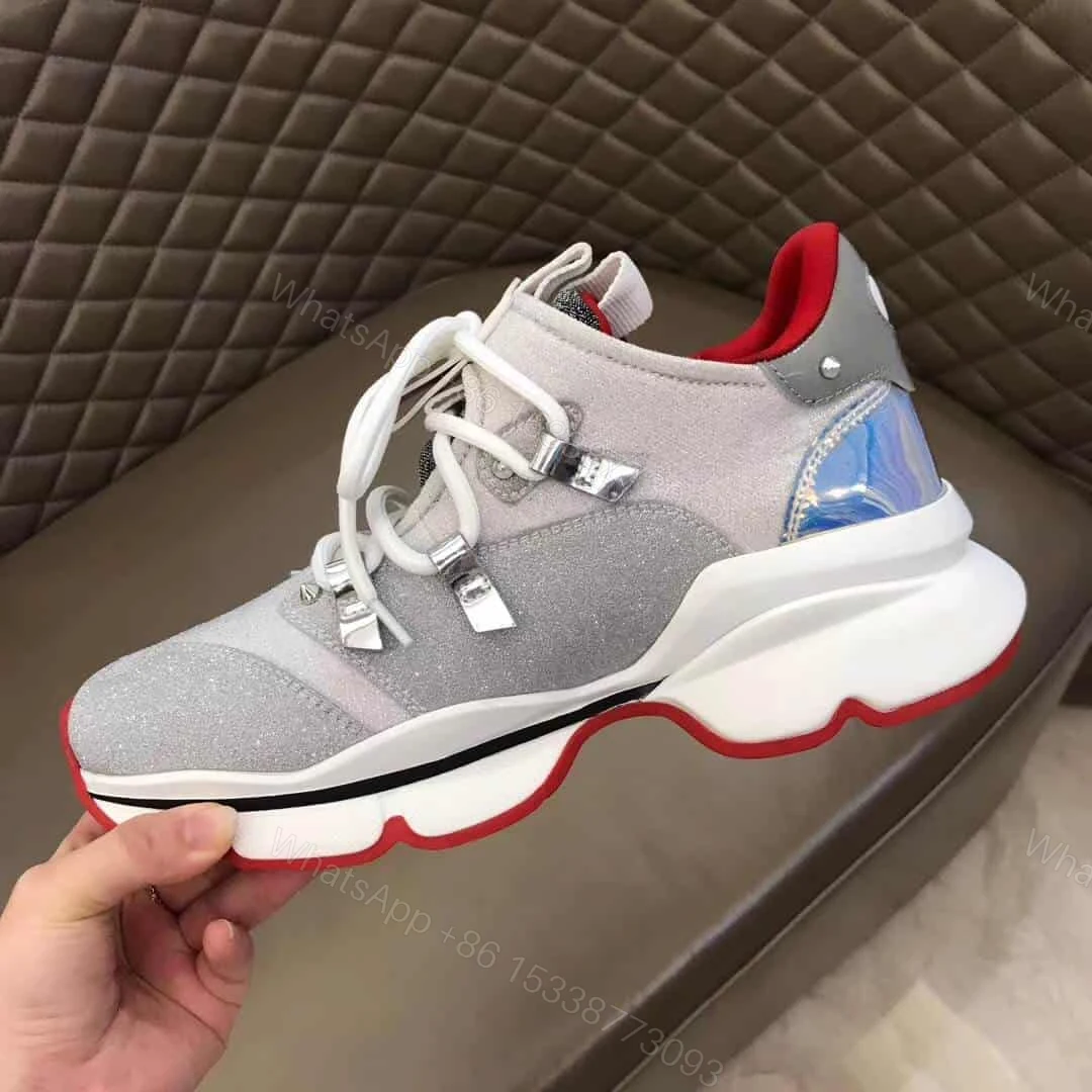 View 8 of CHRISTIAN LOUBOUTIN RED- RUNNER SNEAKER – CL55
