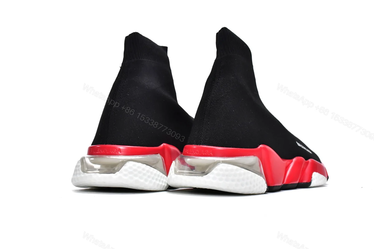 View 3 of Balenciaga Speed Trainer Black Red