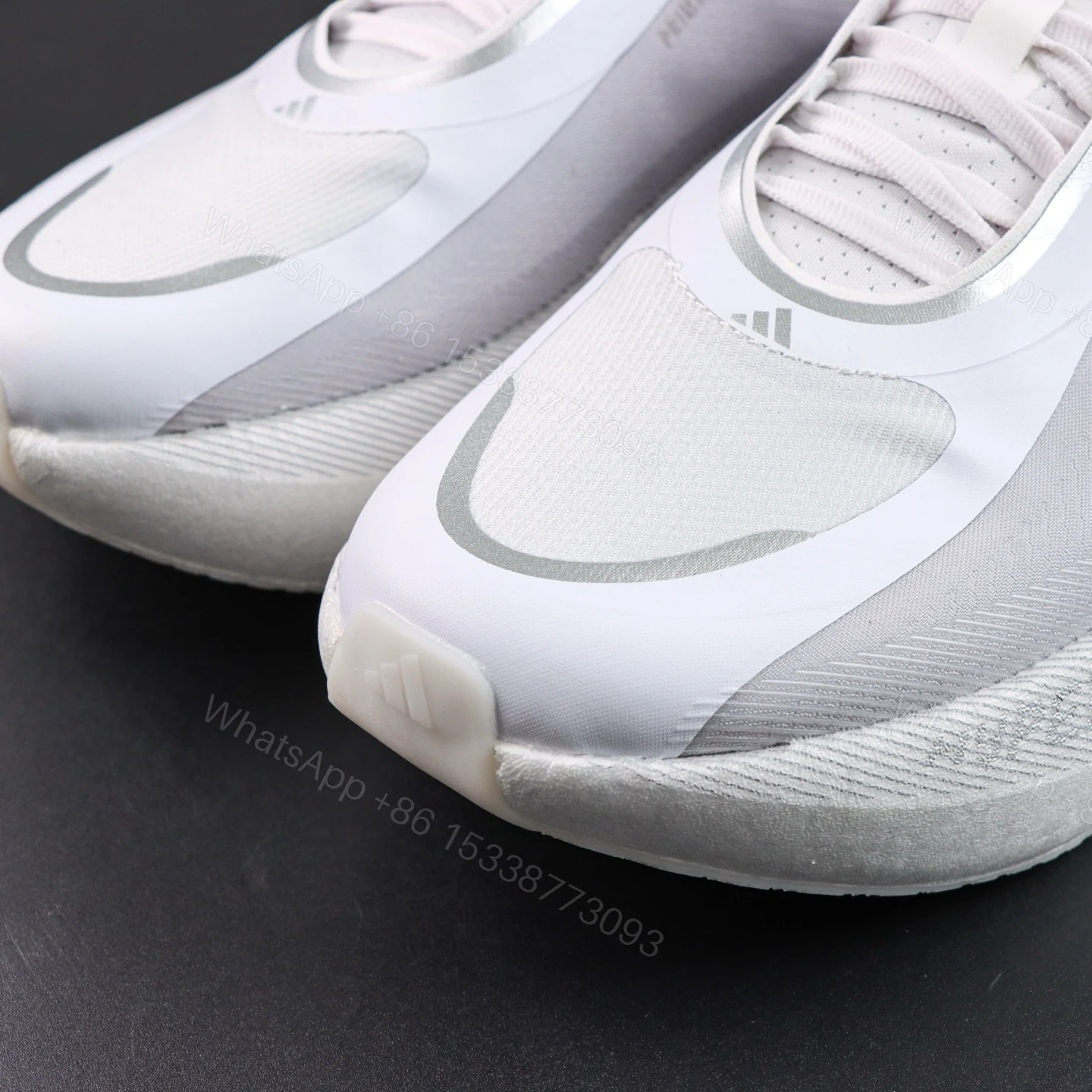 View 5 of adidas Hyperboost Edge White Grey
