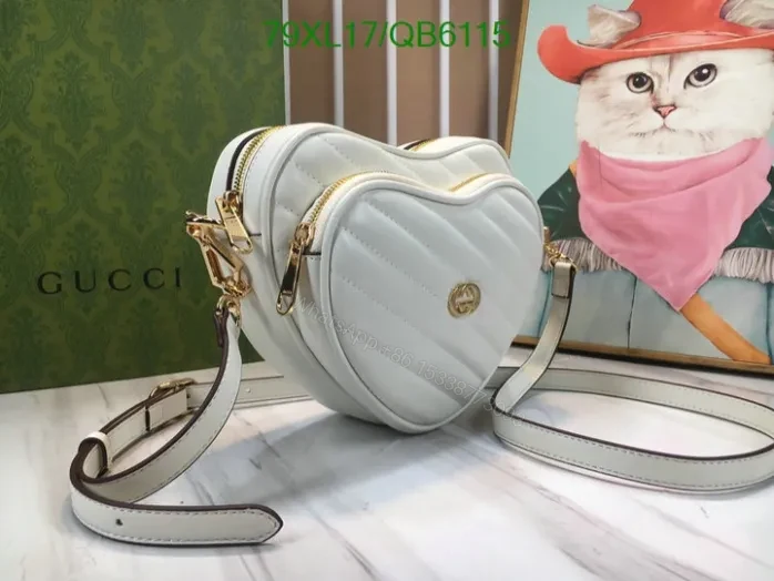 View 18 of Gucci Replica Red Heart Mini Bag QB61154