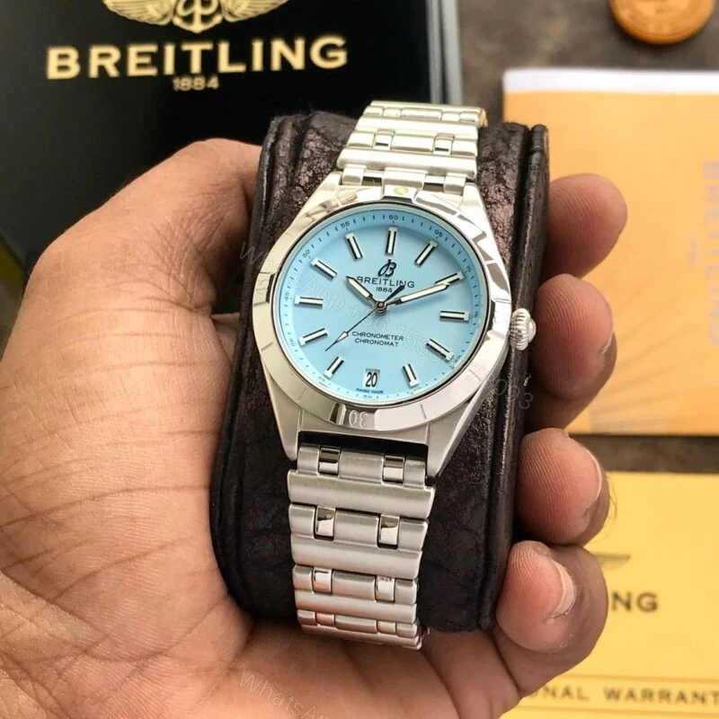 View 2 of Breitling Chronomat B01 Skyblue 38mm Quartz