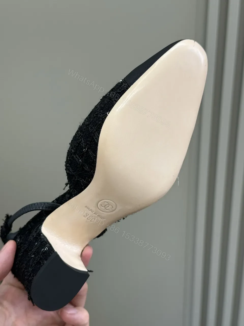 View 4 of Tweed Slingback Pumps: Subtle Glamour & All-Day Comfort