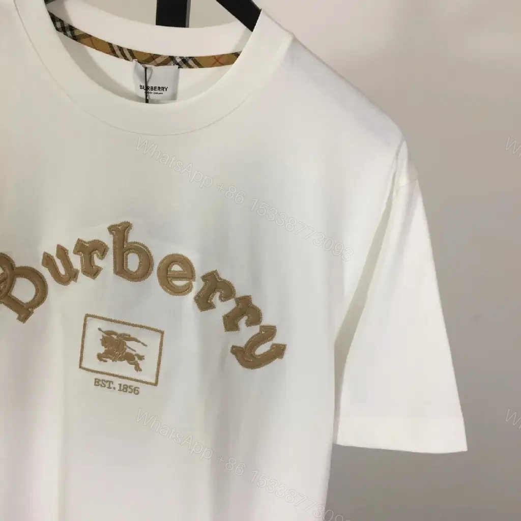 View 2 of White Cotton Crest Tee: Premium, Relaxed Fit Casual Shirt