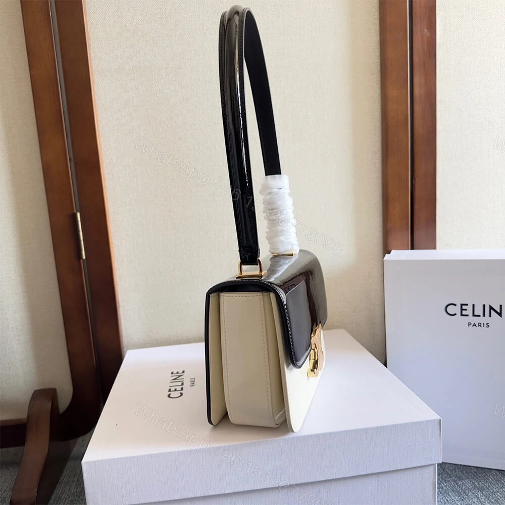 View 3 of CELINE TEEN GARANCE bag in BICOLOUR PATENT CALFSKIN(HIGH-END GRADE)