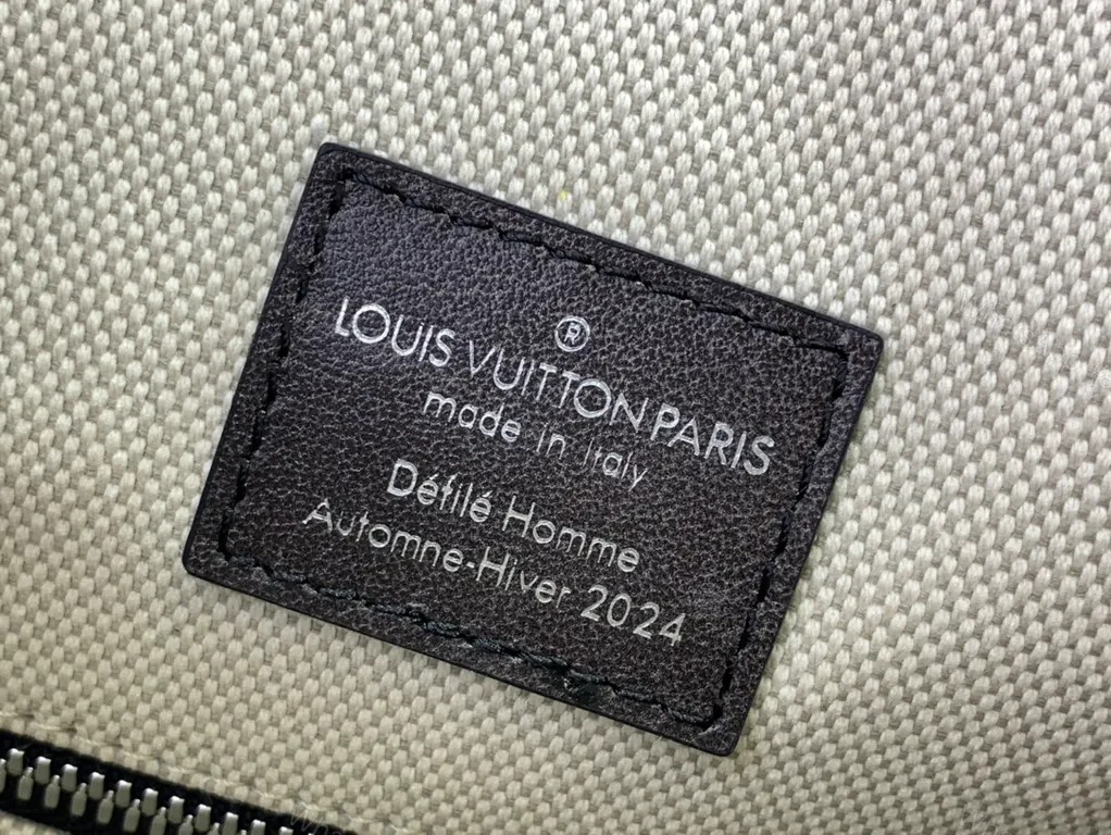 View 4 of Iconic LV Monogram Daypack: Premium Structured Backpack with Leather Trim