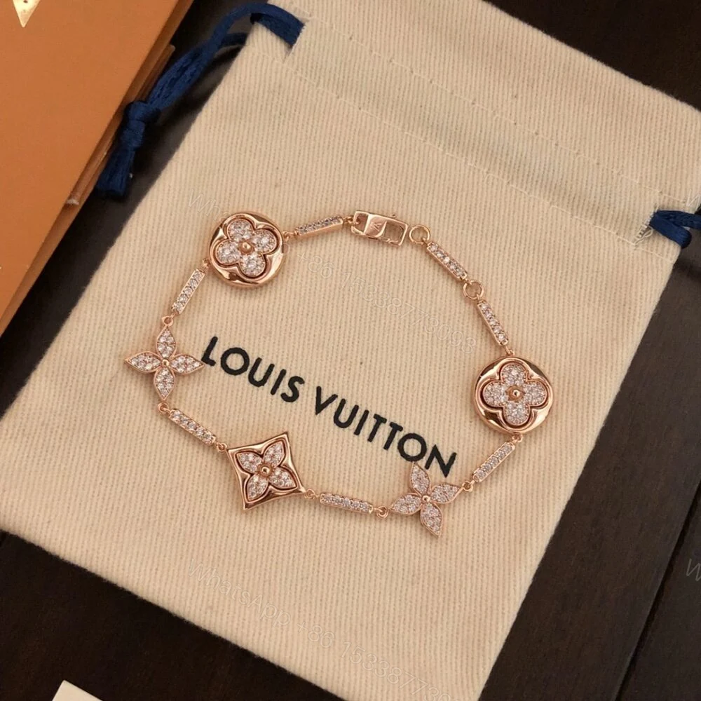 View 3 of Louis Vuitton Blossom BB Diamond Bracelet In Pink Gold