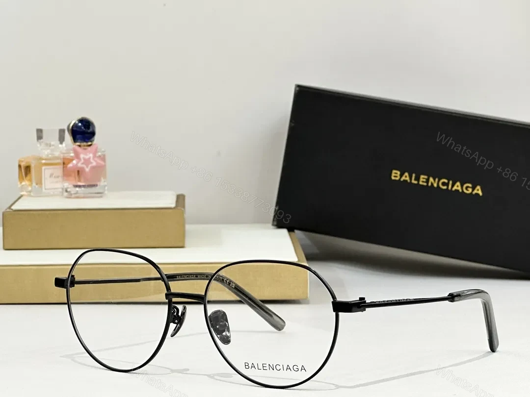 View 5 of Minimalist Black Round Glasses, Metal Frame, Anti-Reflective, Eyewear