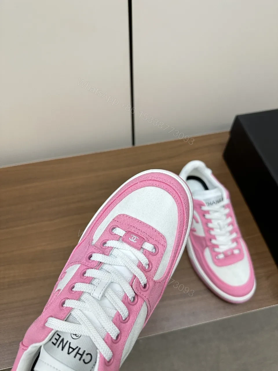 View 7 of Playful Pink Leather Sneakers: Luxe Comfort Everyday Style