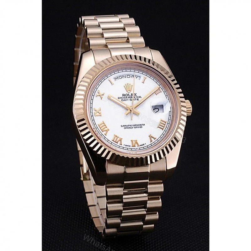View 3 of Replica Rolex Day-Date White Dial 622546 40 mm