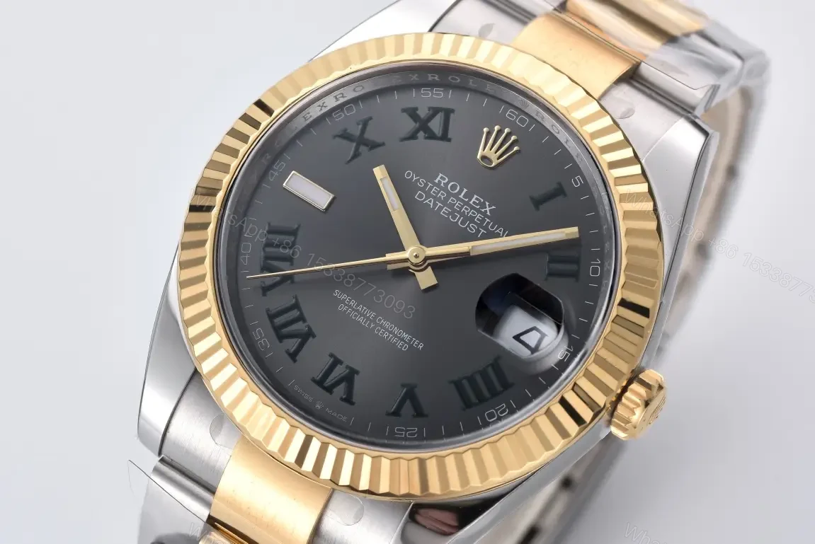 View 2 of Rolex Datejust 41 Two-Tone Yellow Gold Wimbledon 126333-0019