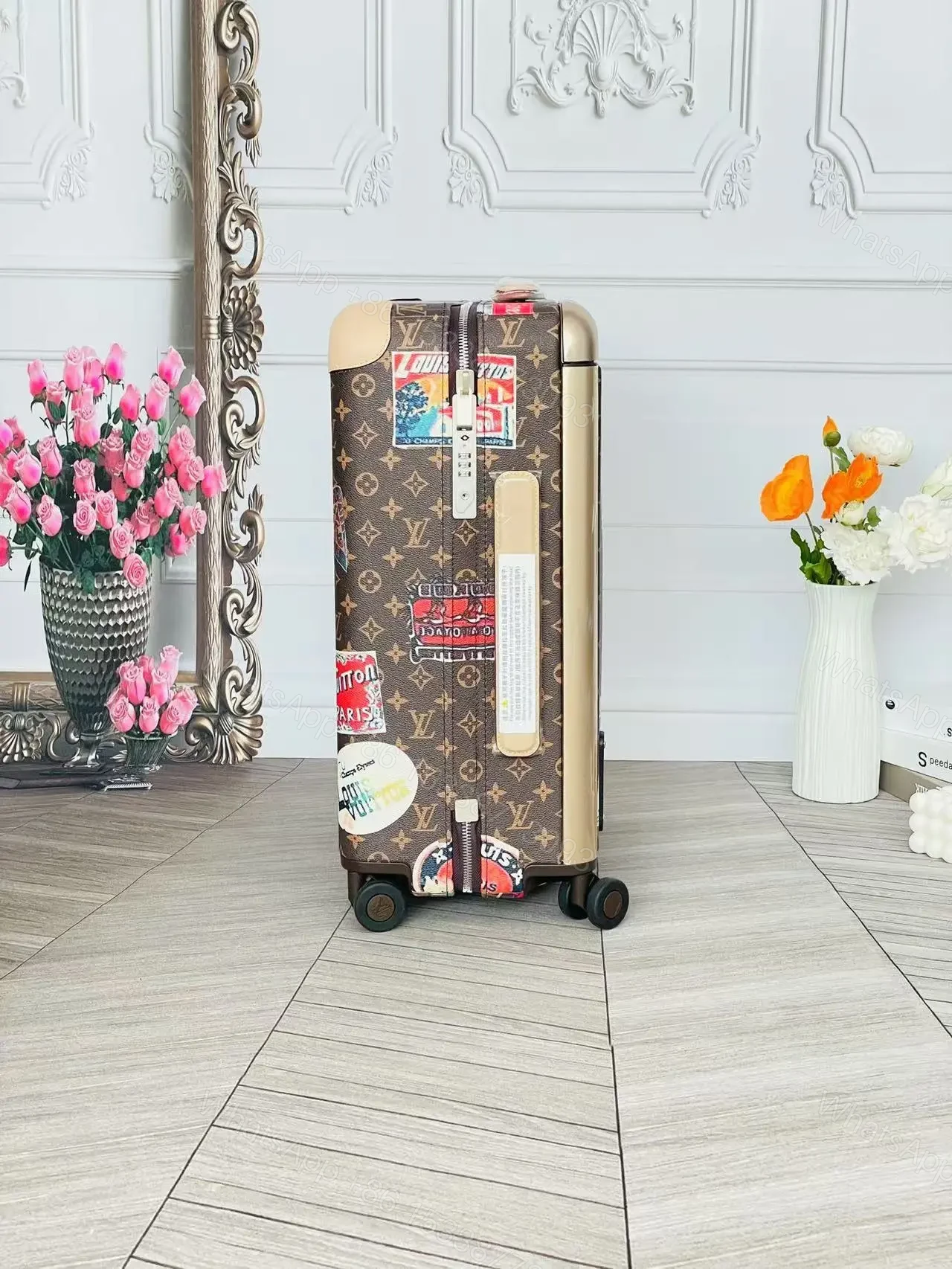 View 5 of Louis Vuitton Horizon 55 suitcase in Monogram Canvas