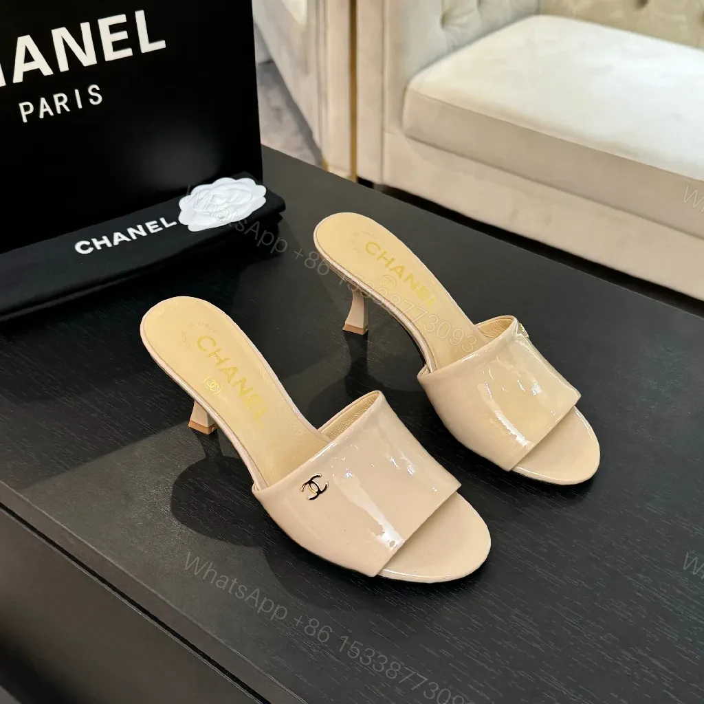 Beige Patent Slip-Ons: Minimalist Chic, All-Day Comfort — view 1