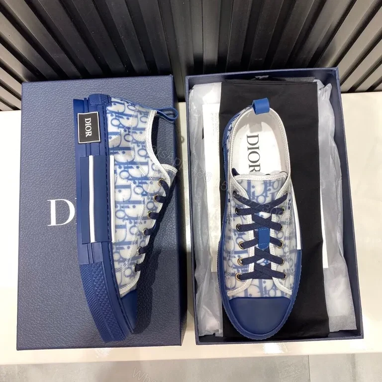 View 6 of Bold Mono-Dior Replica Sneakers: Graphic Texture & Comfort