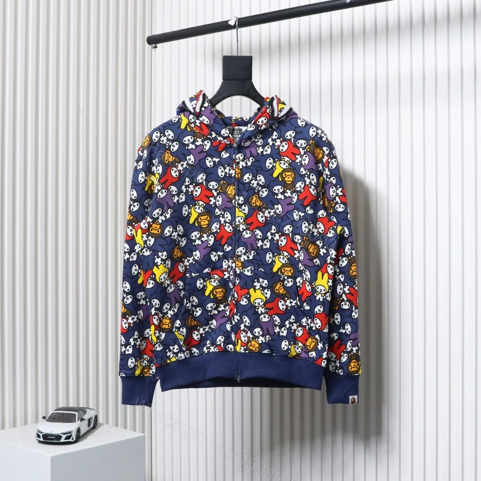 BAPE Melody Full Printing Double Hat Hoodie — view 1