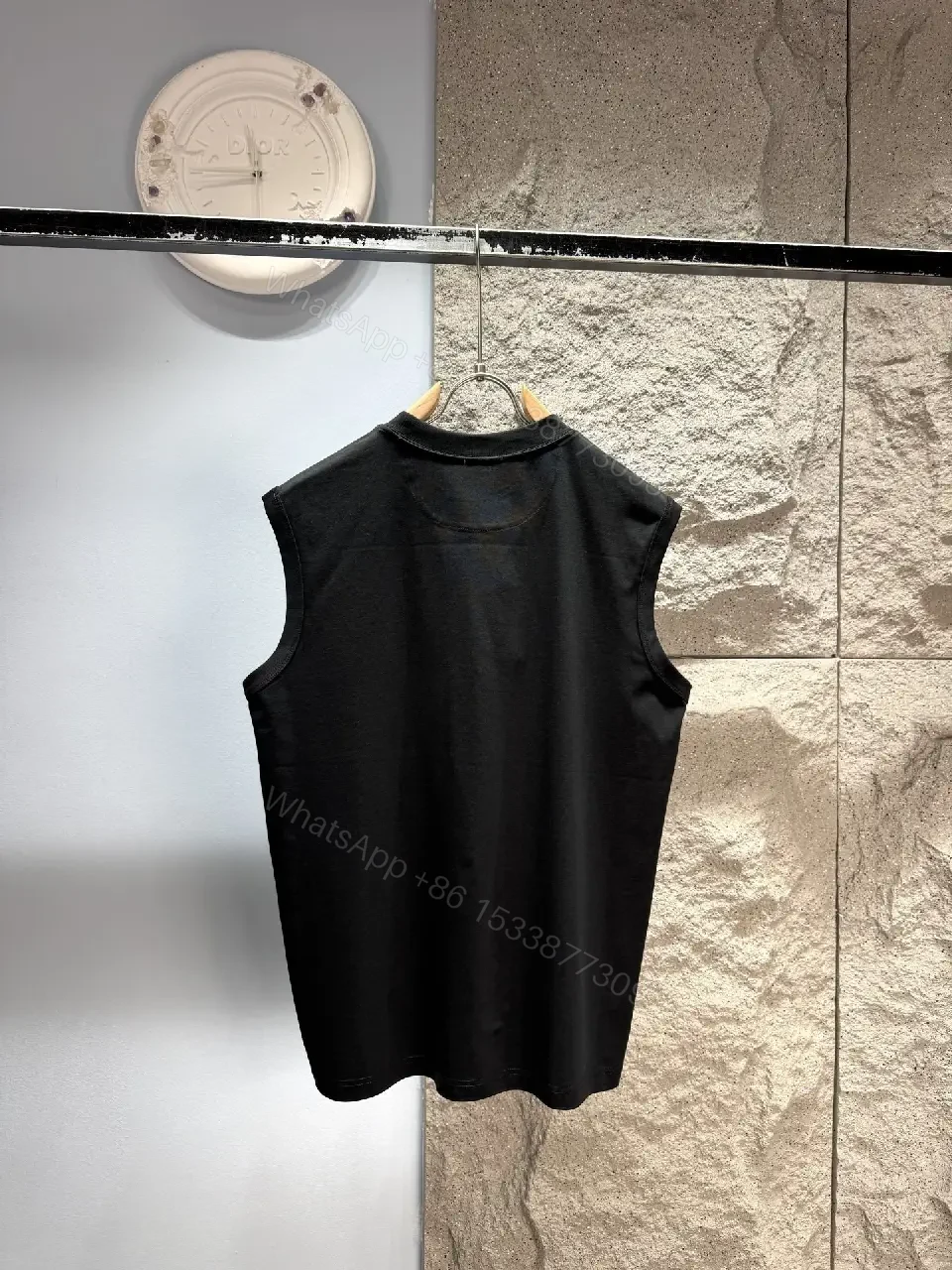 View 6 of Bold Graphic Tank: Luxe Streetwear, Cotton Crewneck, Sleeveless Top