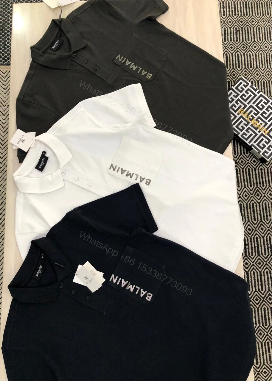 View 2 of BUY FIRST COPY BALMAIN IMPORTED COTTON POLO T-SHIRTS