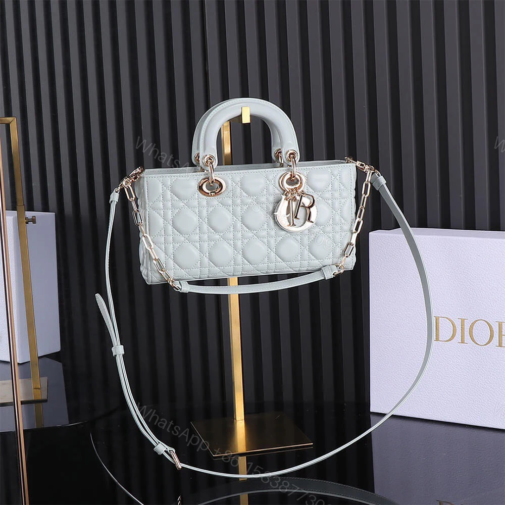 Dior Medium Blue Lady D-Joy Bag( — view 1