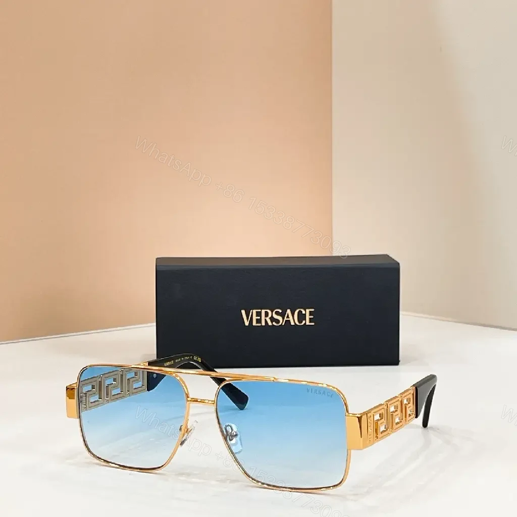 View 4 of Bold Pilot Sunglasses: Brown Lens, Slim Metal Frame