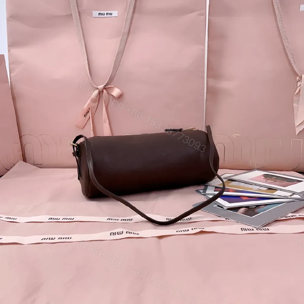View 2 of Compact Luxury Leather Bag with Subtle Embossing