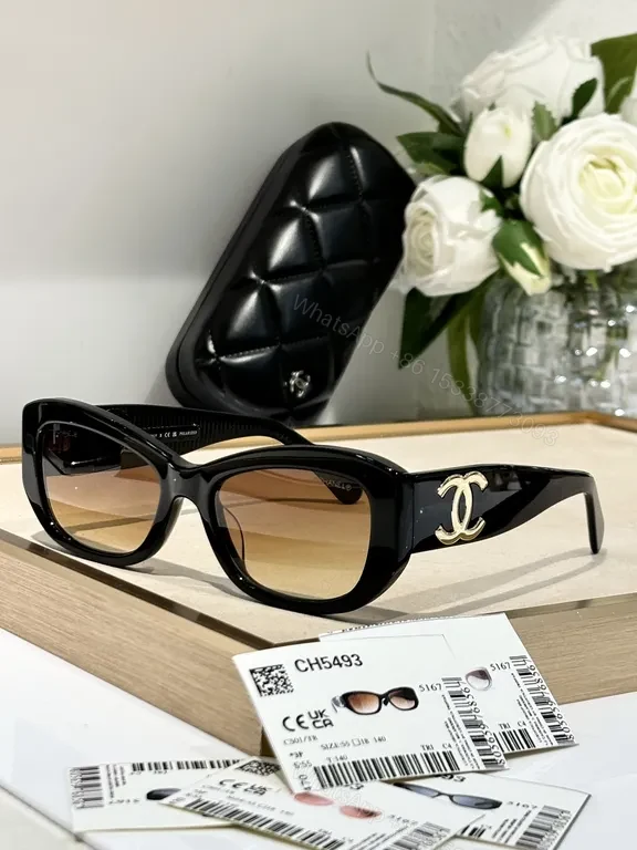 View 6 of Soft Blush Acetate Sunglasses â€“ Luxe Signature Hardware, UV400 Shield