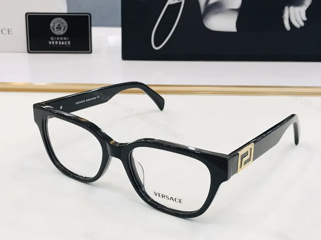 View 3 of Chic Black Acetate Versace Eyewear: Allâ€‘Day Confidence
