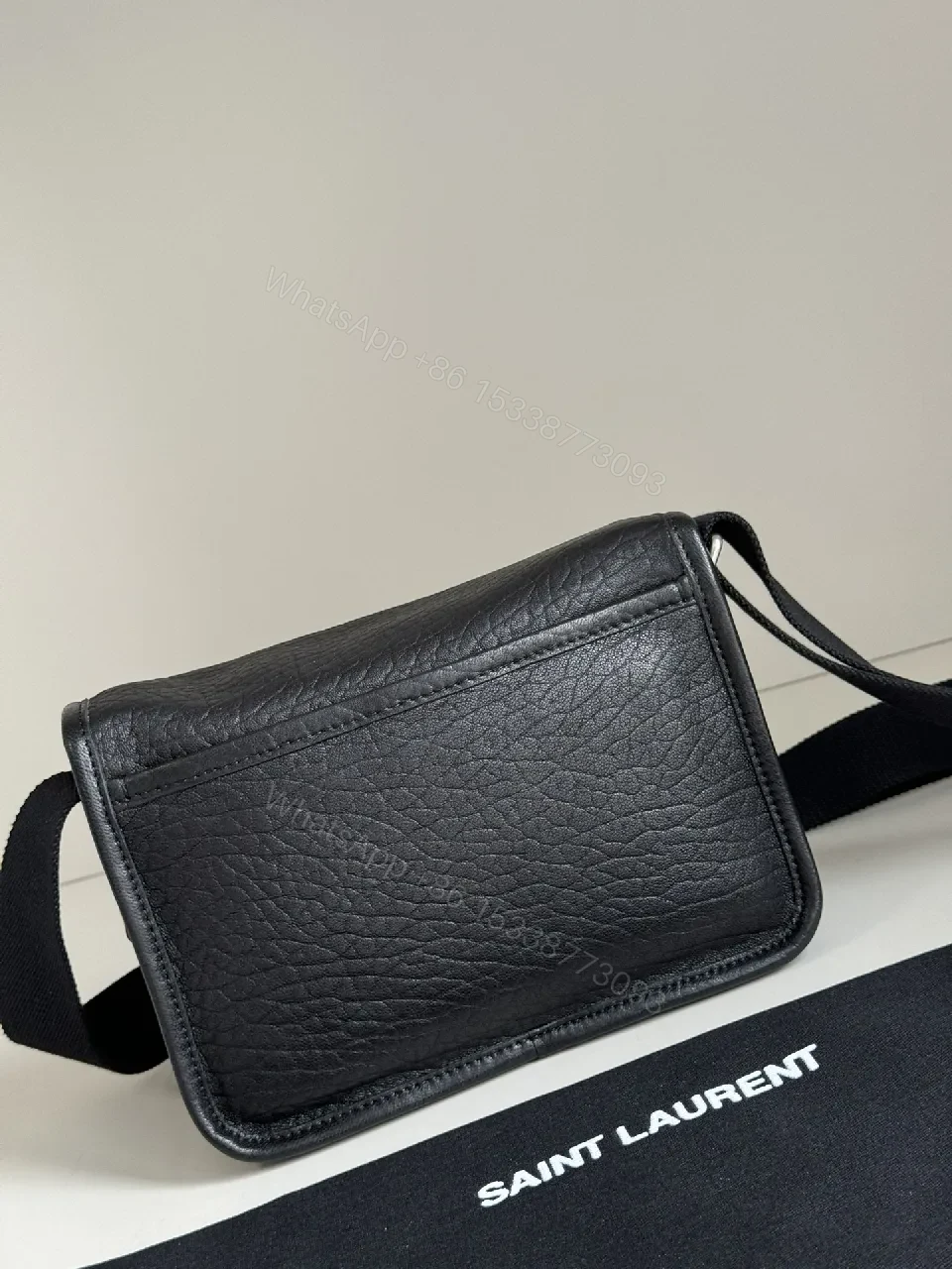 View 5 of Textured Leather Crossbody: Compact Luxury Everyday Bag