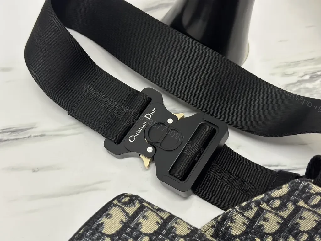 View 4 of Dior Monogram Saddle Bag: Textured Daily Chic