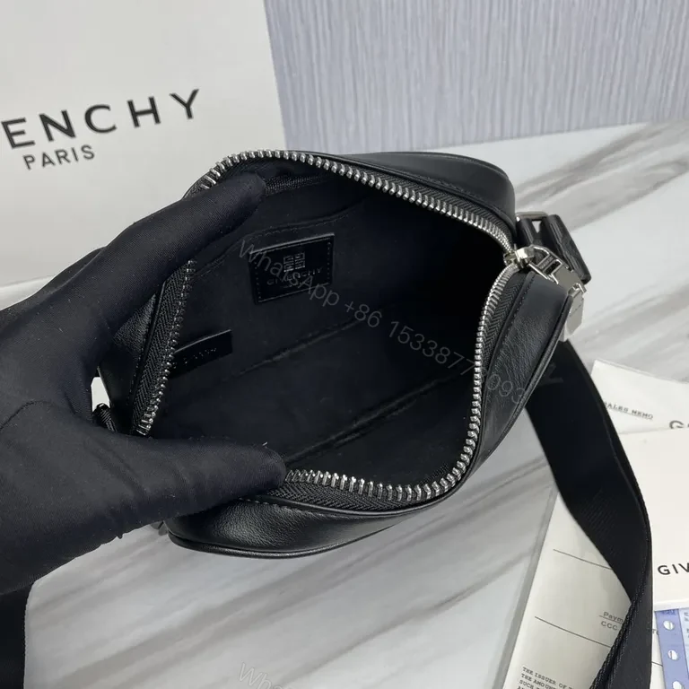 View 8 of Givenchy Structured Leather Crossbody â€“ Subtle Luxury, All-Day Comfort