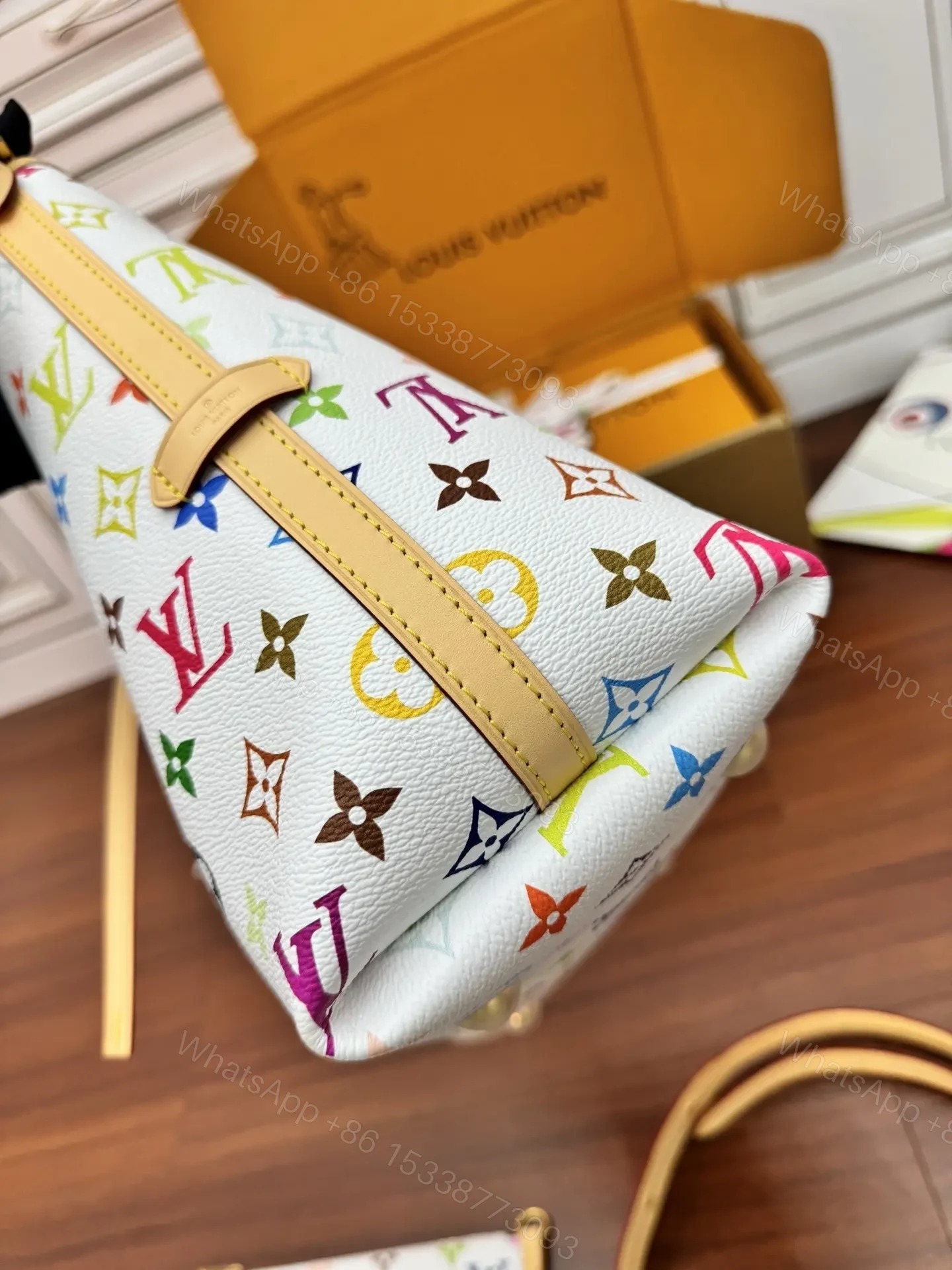 View 6 of Louis Vuitton x Takashi Murakami CarryAll PM bag