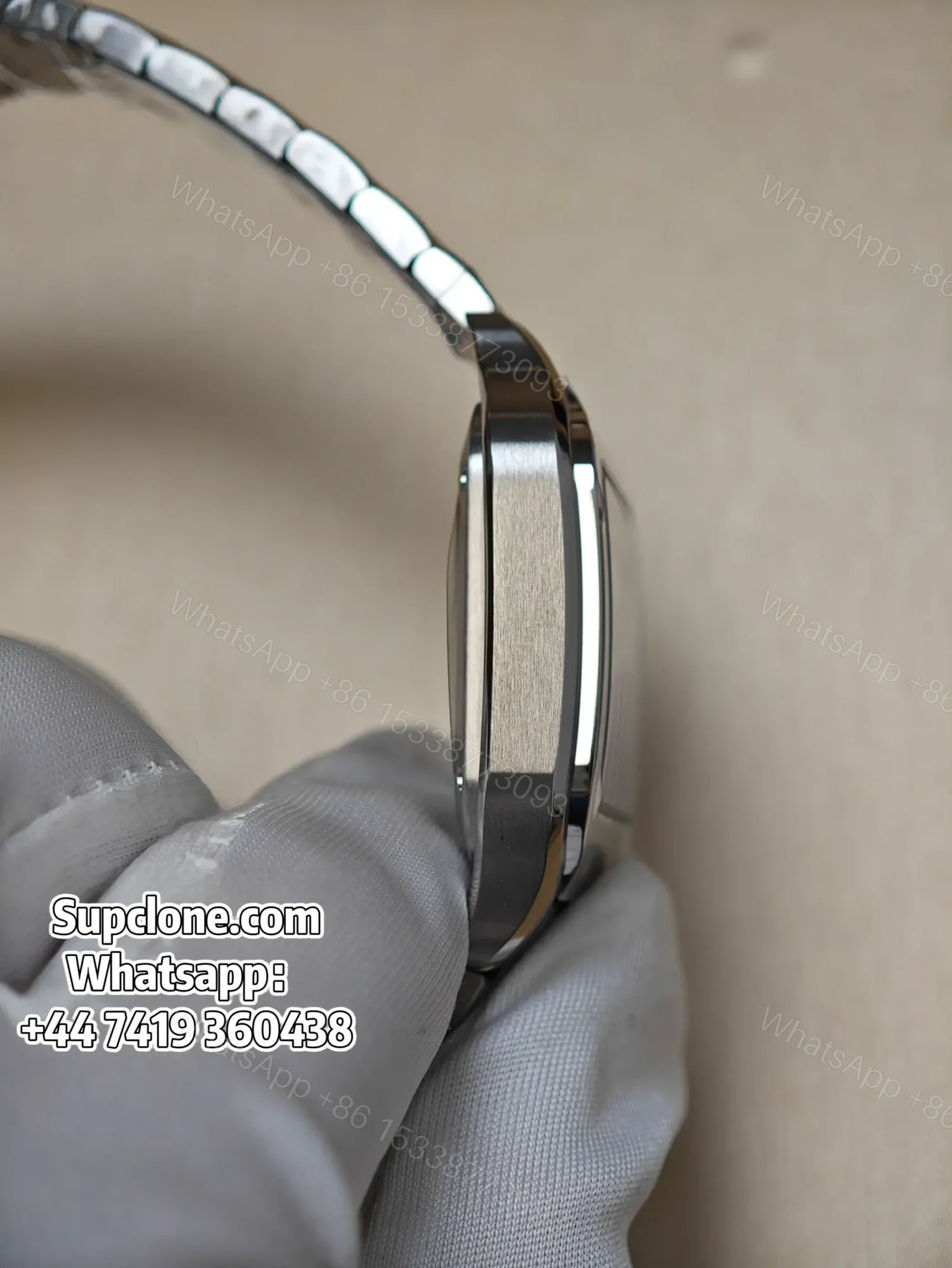 View 5 of Cartier Santos WSSA0029 35.1mm Super Clone White Dial Watch