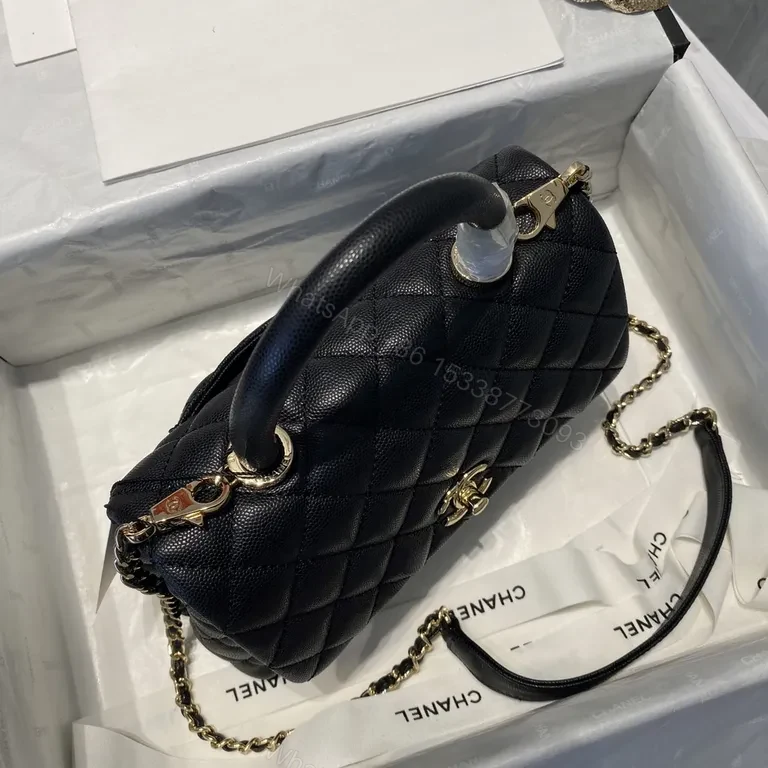 View 8 of Chanel-Inspired Quilted Carre Bag: Luxe Everyday Carry