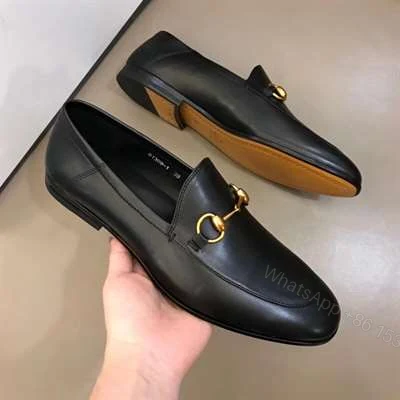 View 5 of GUCCI BRIXTON HORSEBIT-DETAILED LEATHER COLLAPSIBLE-HEEL LOAFERS – LDG013