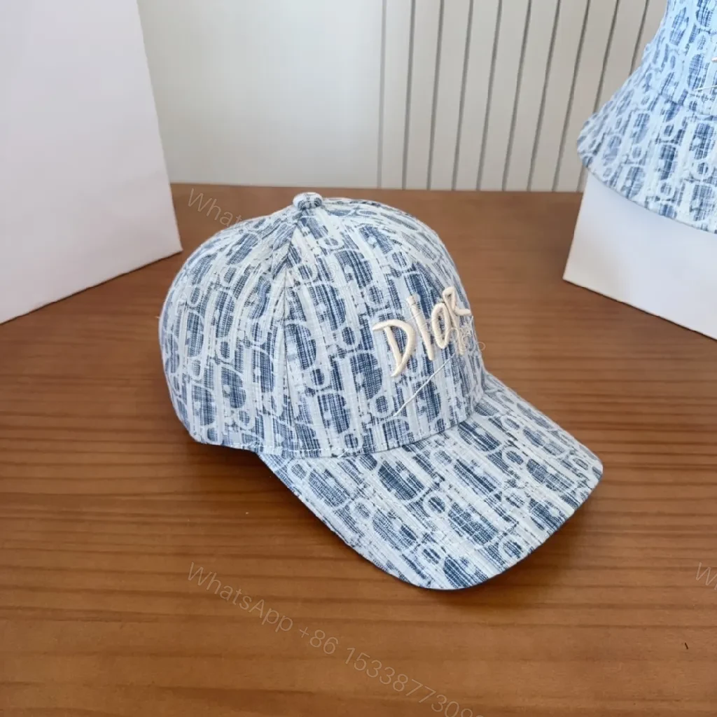View 3 of Monogram Textured Cap: Luxury Jacquard, Everyday Style