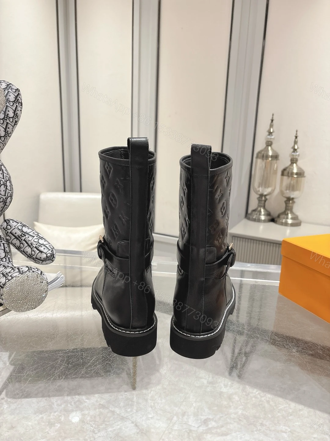 View 6 of LOUIS VUITTON TERRITORY FLAT ANKLE BOOT BLACK 1ADCQ1
