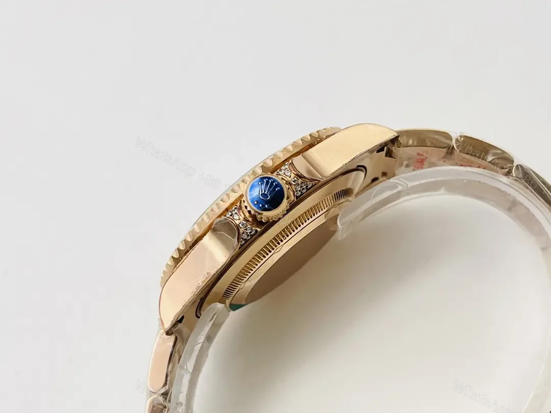 View 4 of Fake Rolex GMT Master II Yellow Gold Best Oyster Bracelet 40MM 116748SARU