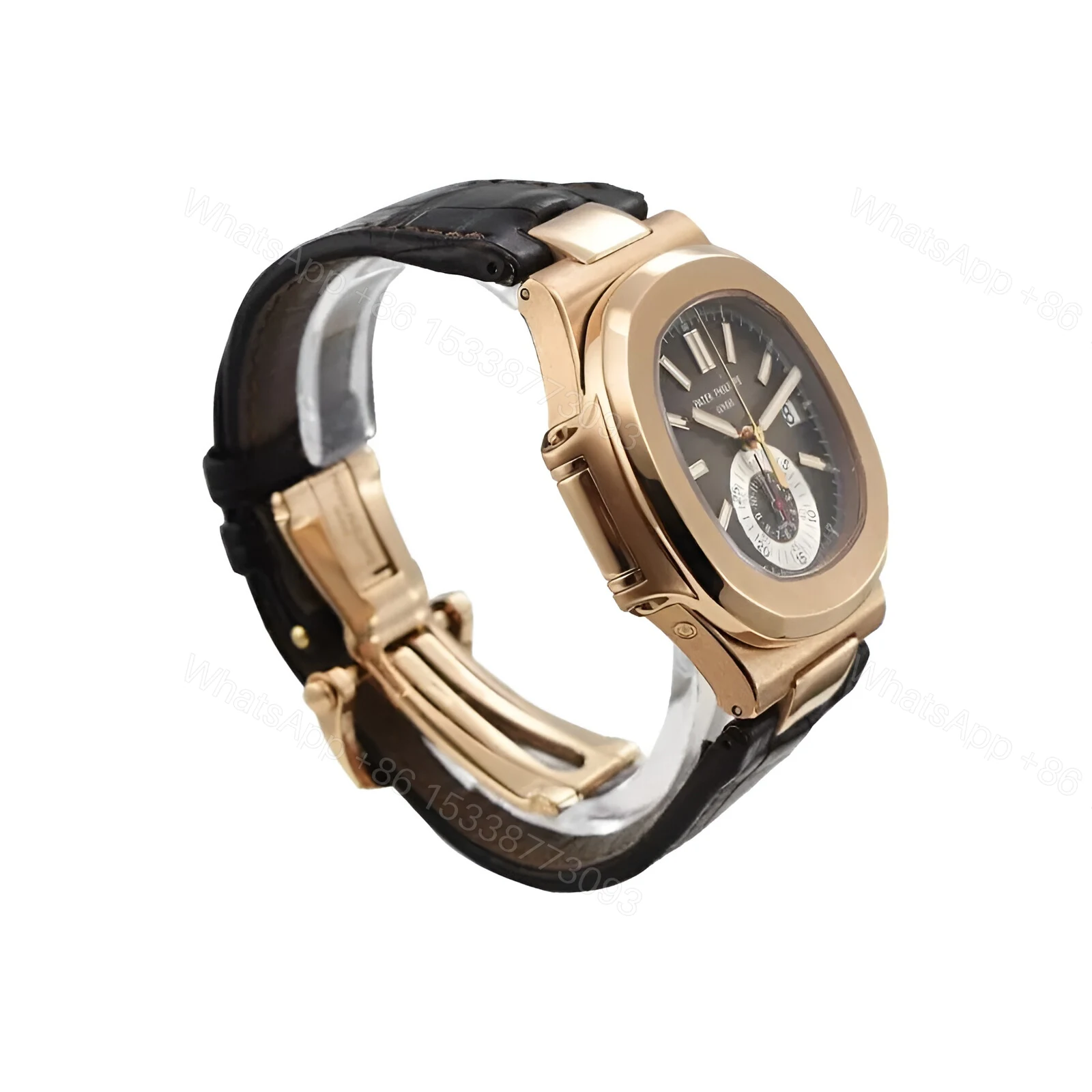 View 3 of Patek Philippe Nautilus Rose 5980R Replica