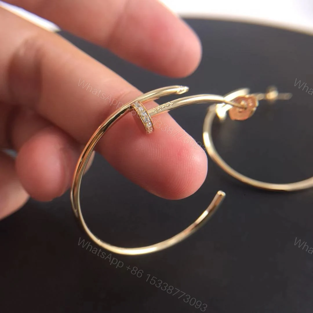 View 7 of Cartier Juste Un Clou Earrings, Diamonds