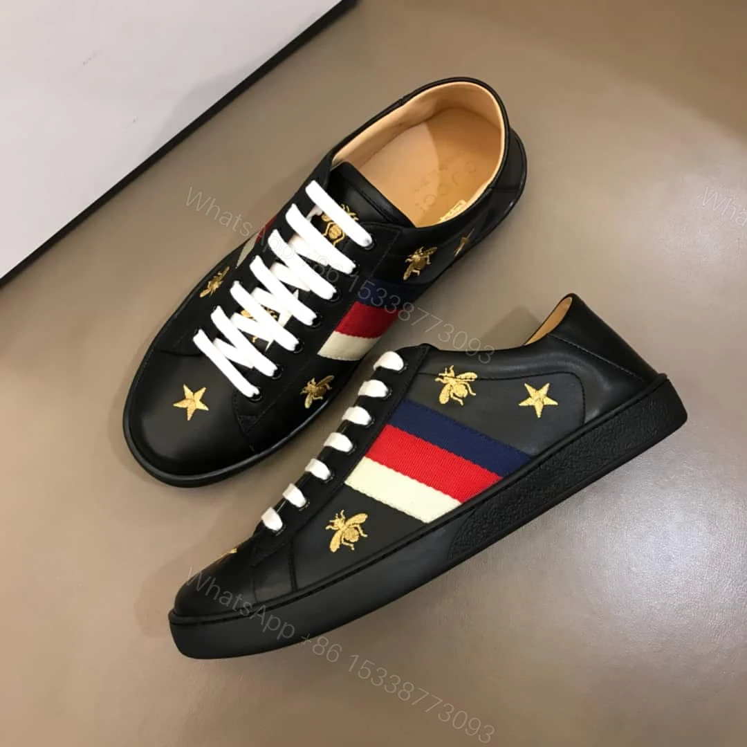 View 5 of GUCCI BLACK BEE STAR WEB RED WHITE BLUE – GC36