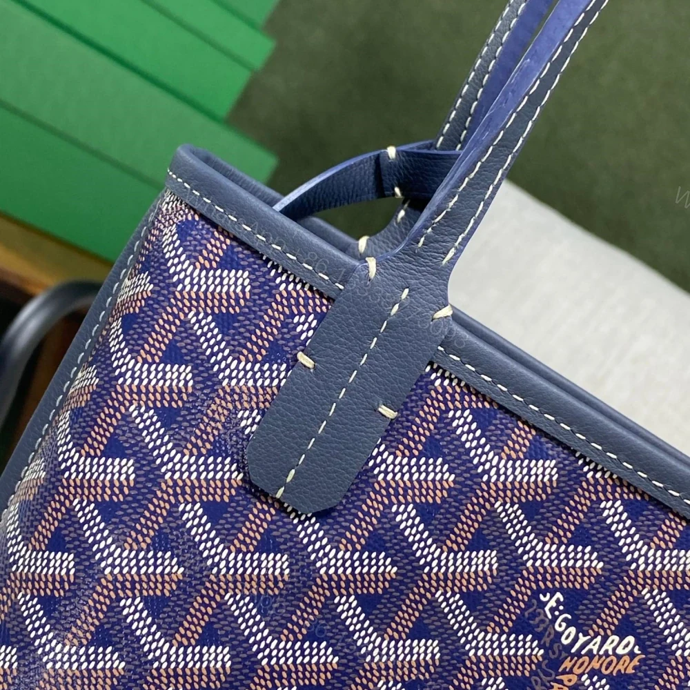 View 5 of 高仿Goyard*GY10184雙面兩用MiniTote手袋深藍免檢版