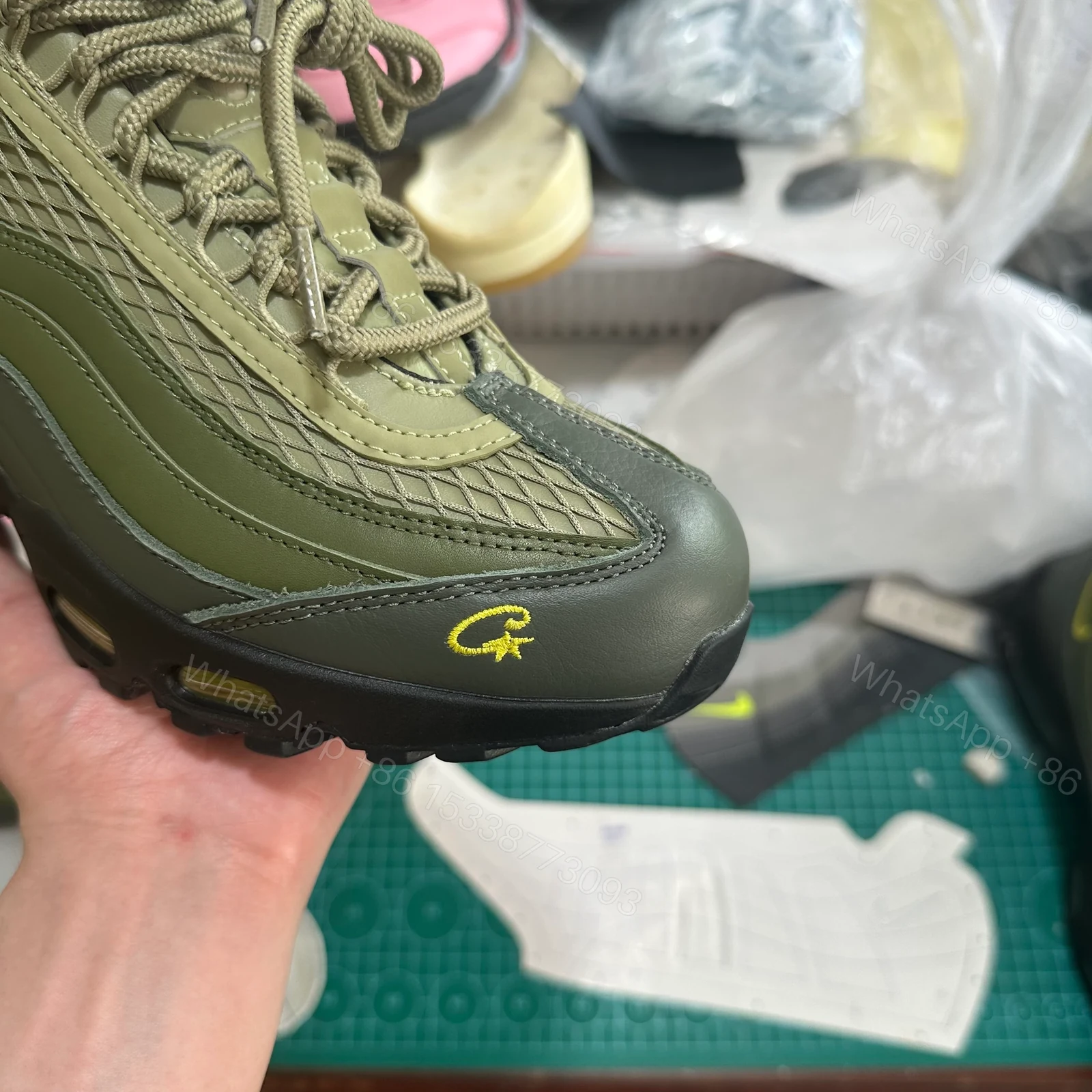 View 6 of Nike Air Max 95 SP Corteiz Gutta Green